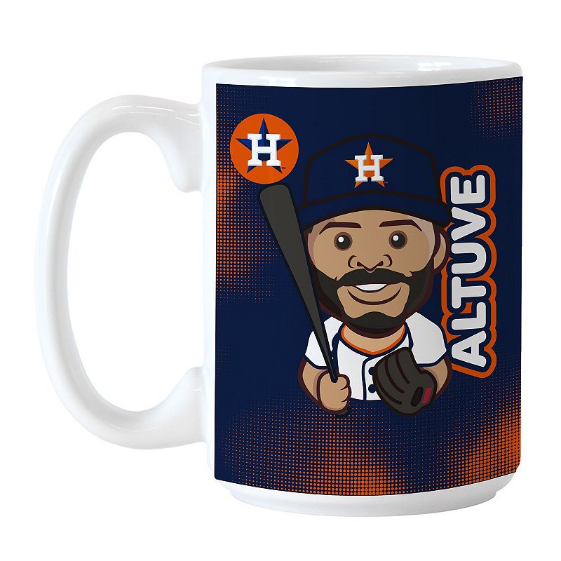 Jose Altuve Houston Astros 15oz. Player Caricature Mug