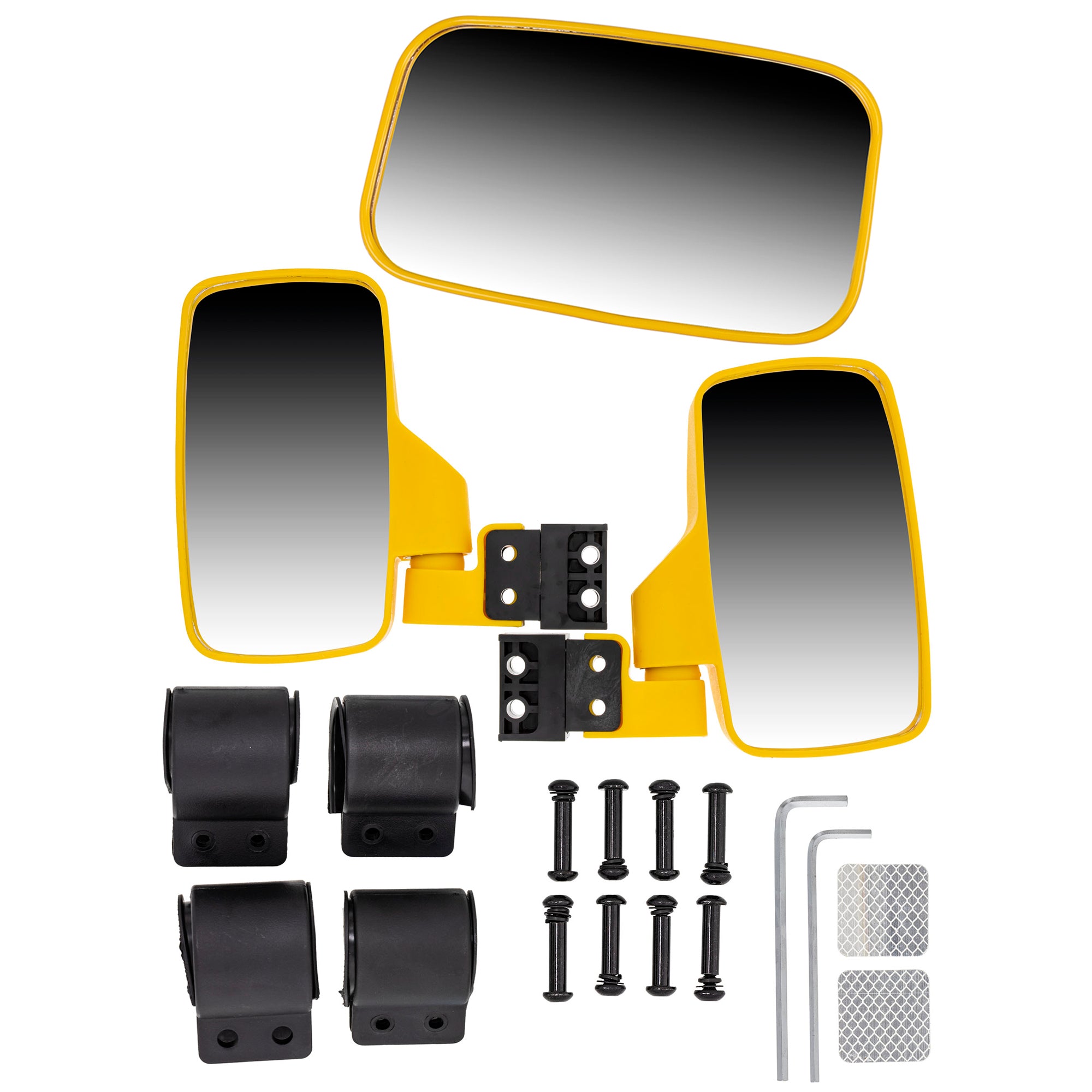 Niche Yellow Breakaway Side Rear Mirror for Offroad UTV 1.75 inch Cage UTV MK1001410