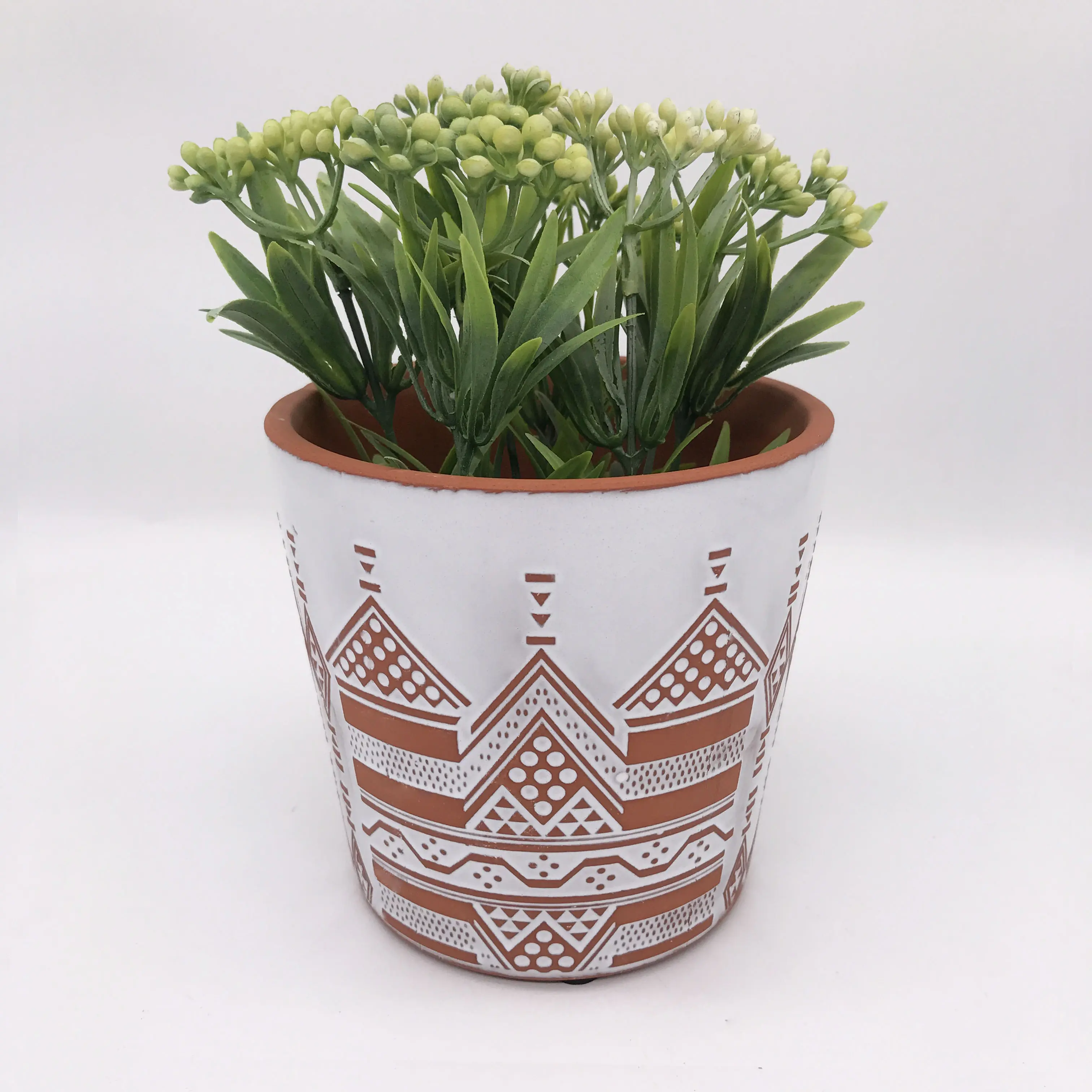 Home   garden Terracotta Pot Round flower pots colorful planter pot