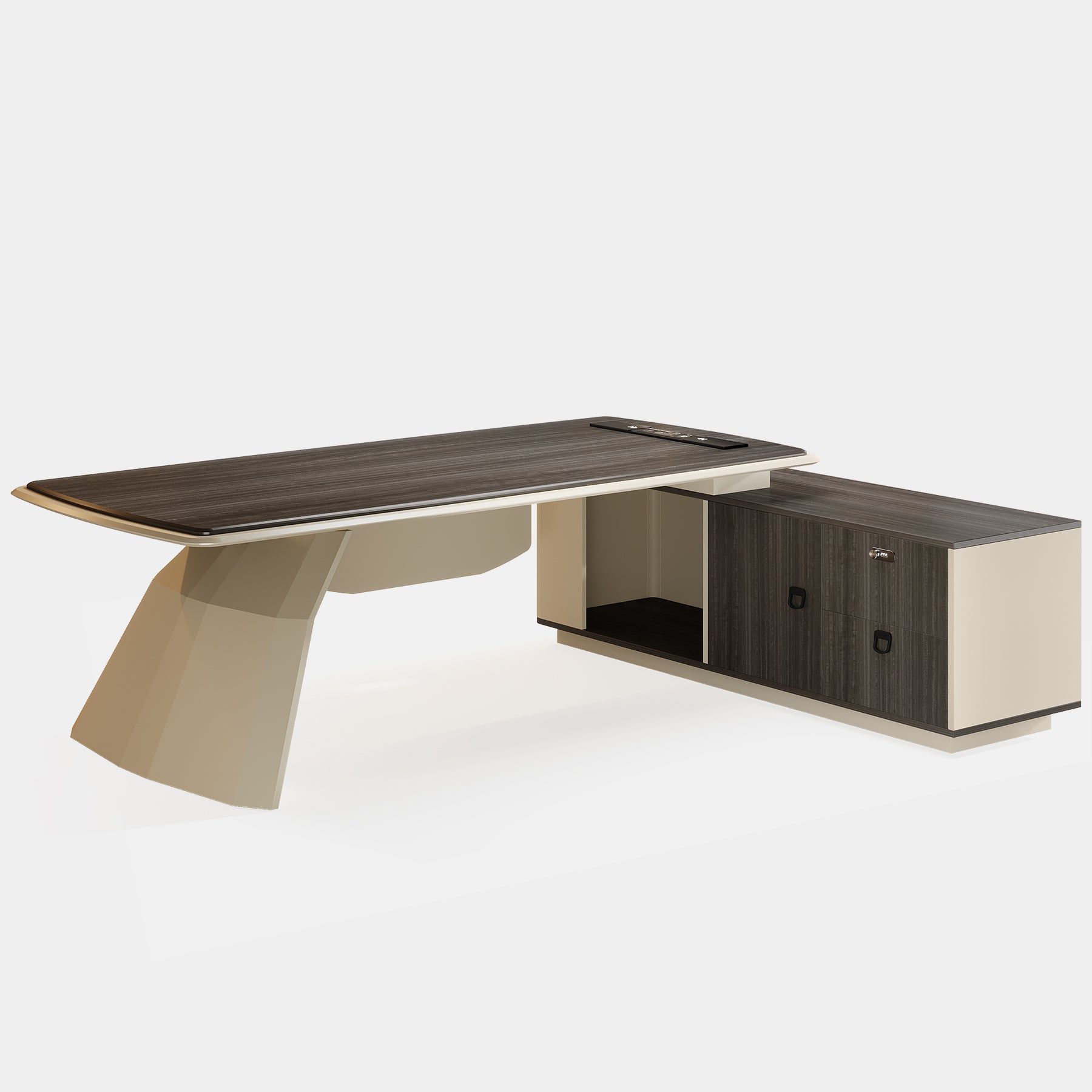 L-Shaped Executive Desk, Elegant Computer Desk Office Desk