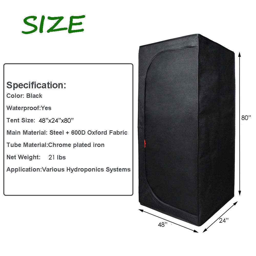 iMeshbean LED Full Spectrum Grow Tent w/48