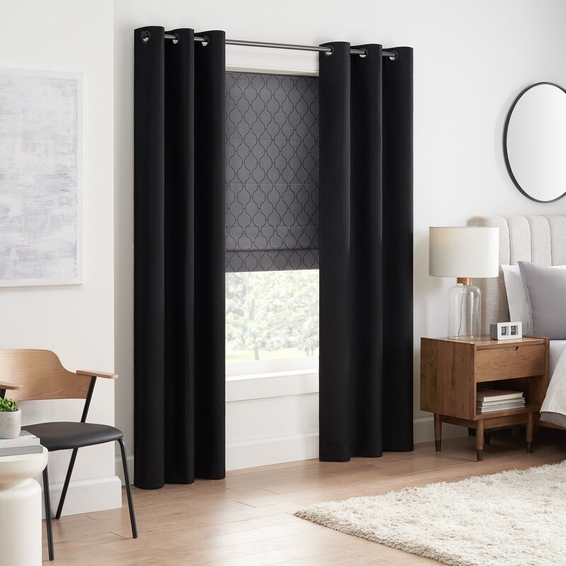 Eclipse Darien Ogee 100% Total Blackout Cordless Roman Shade