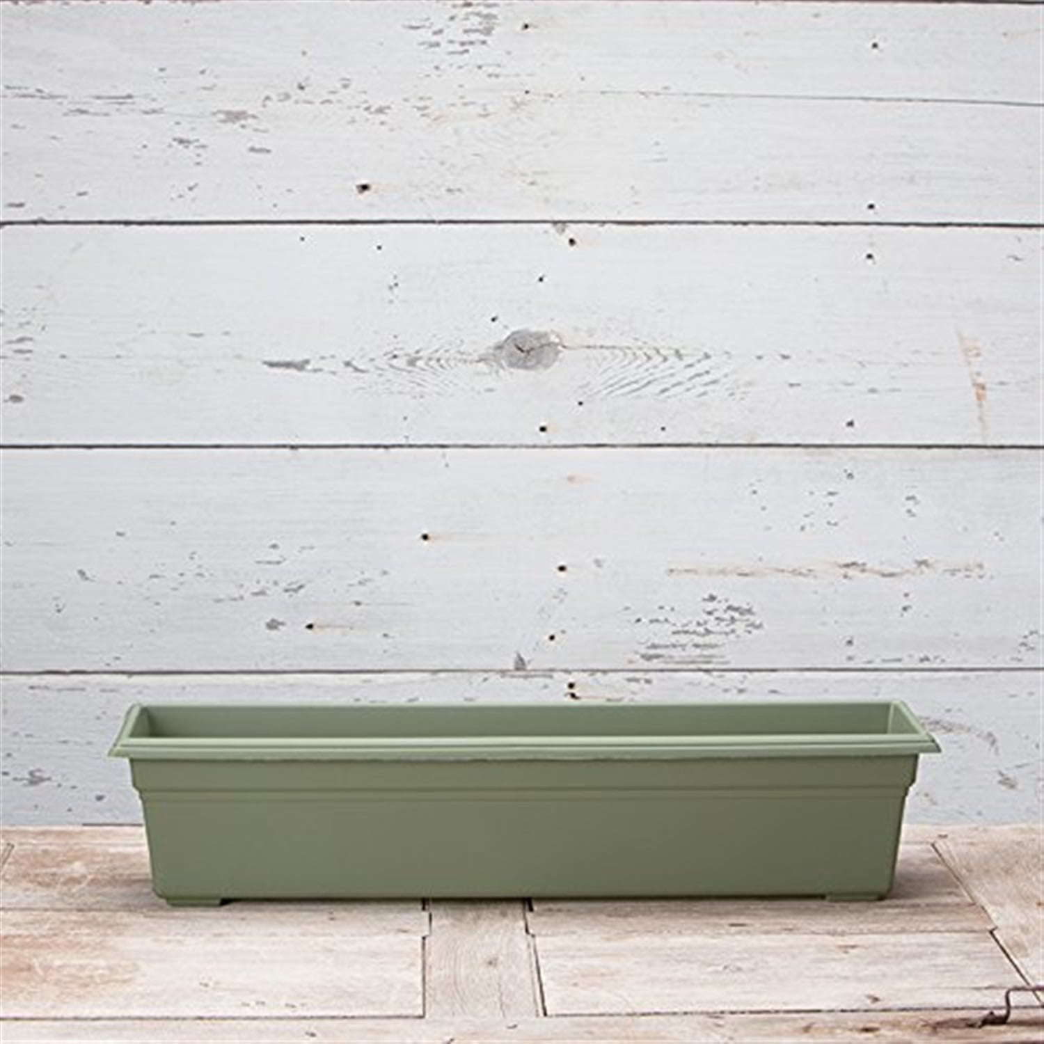 Novelty Countryside Flower Box, 30 Inch, Sage