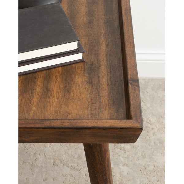 Kate and Laurel Eastmont Rectangle Wood Side Table - 16x22x22