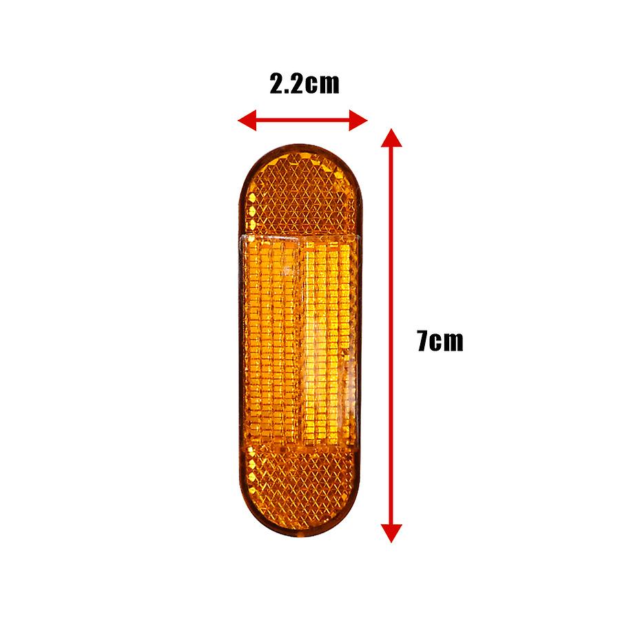 Born Pretty 1/2pcs Safety Front Abs Reflective Tube Night Warning Reflector For Xiaomi Mi Electric Scooter 1s Pro Pro2 M365 Accessories