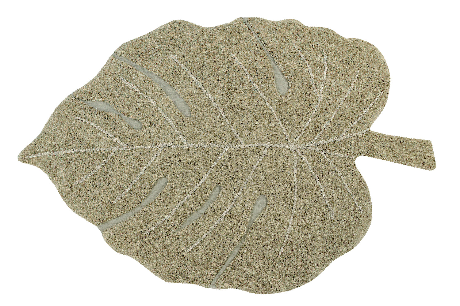 Monstera Olive Rug