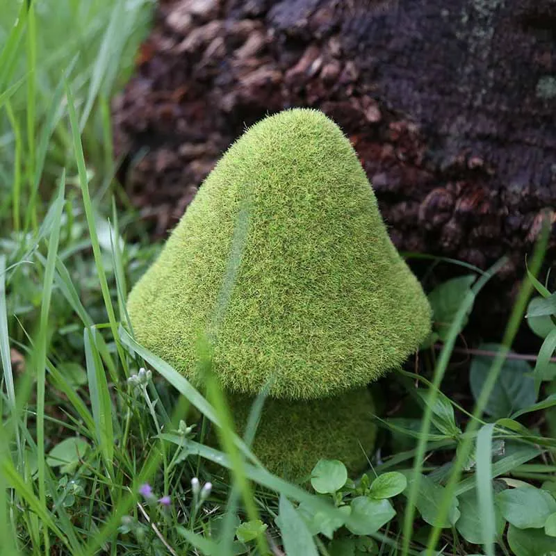 Garden Decoration Miniature Resin Artificial Mushroom Moss Outdoor Animals Garden Supplies Ornaments