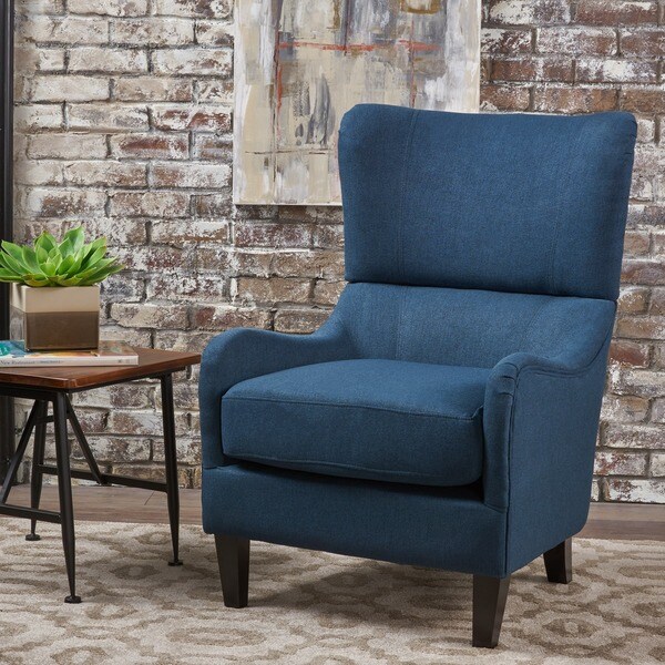 Quentin High-Back Club Chair by Christopher Knight Home