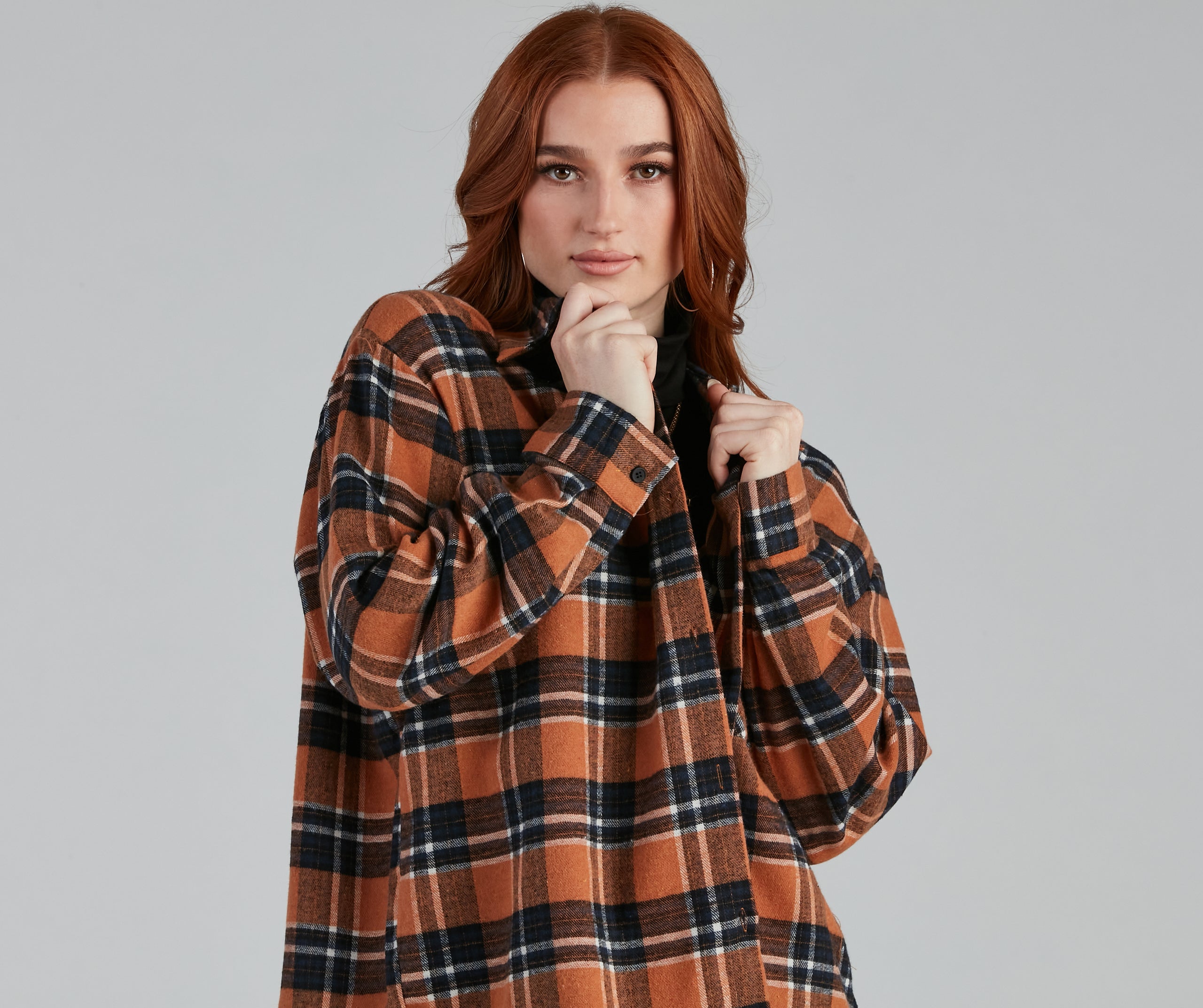 Cozy-Cute Plaid Flannel Top