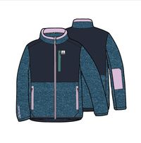 Wilder Recycled Polartec® Fleece - Blue Steel Marl