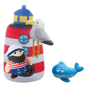 Pet Shop by Fringe Studio Ships Ahoy Hide and Seek Burrow Dog Toy