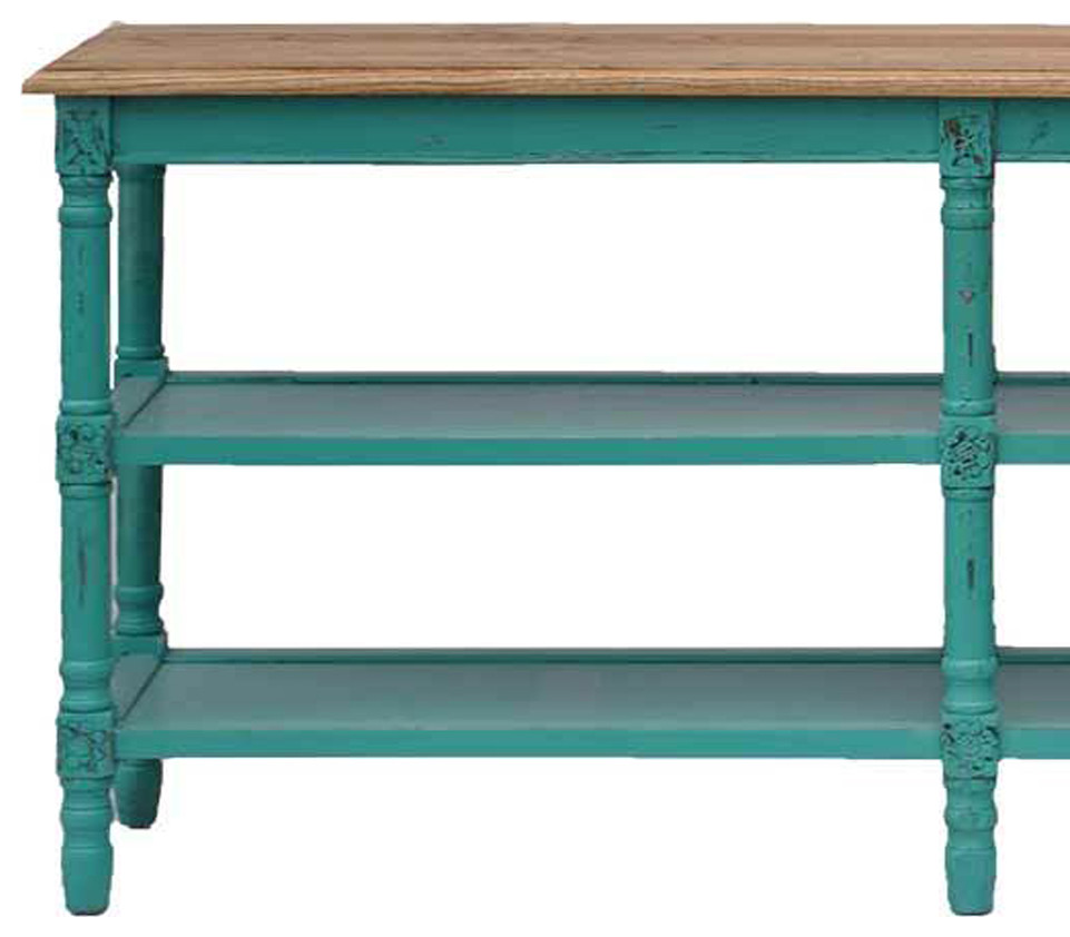 Emerald Bay Console Table  1 Per Box   Farmhouse   Console Tables   by Primitive Collections  Houzz