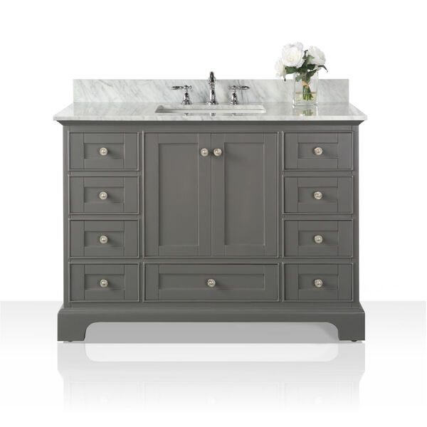 Audrey Sapphire Gray 48-Inch Vanity Console