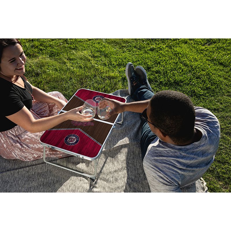 Picnic Time Washington Nationals Mini Folding Table