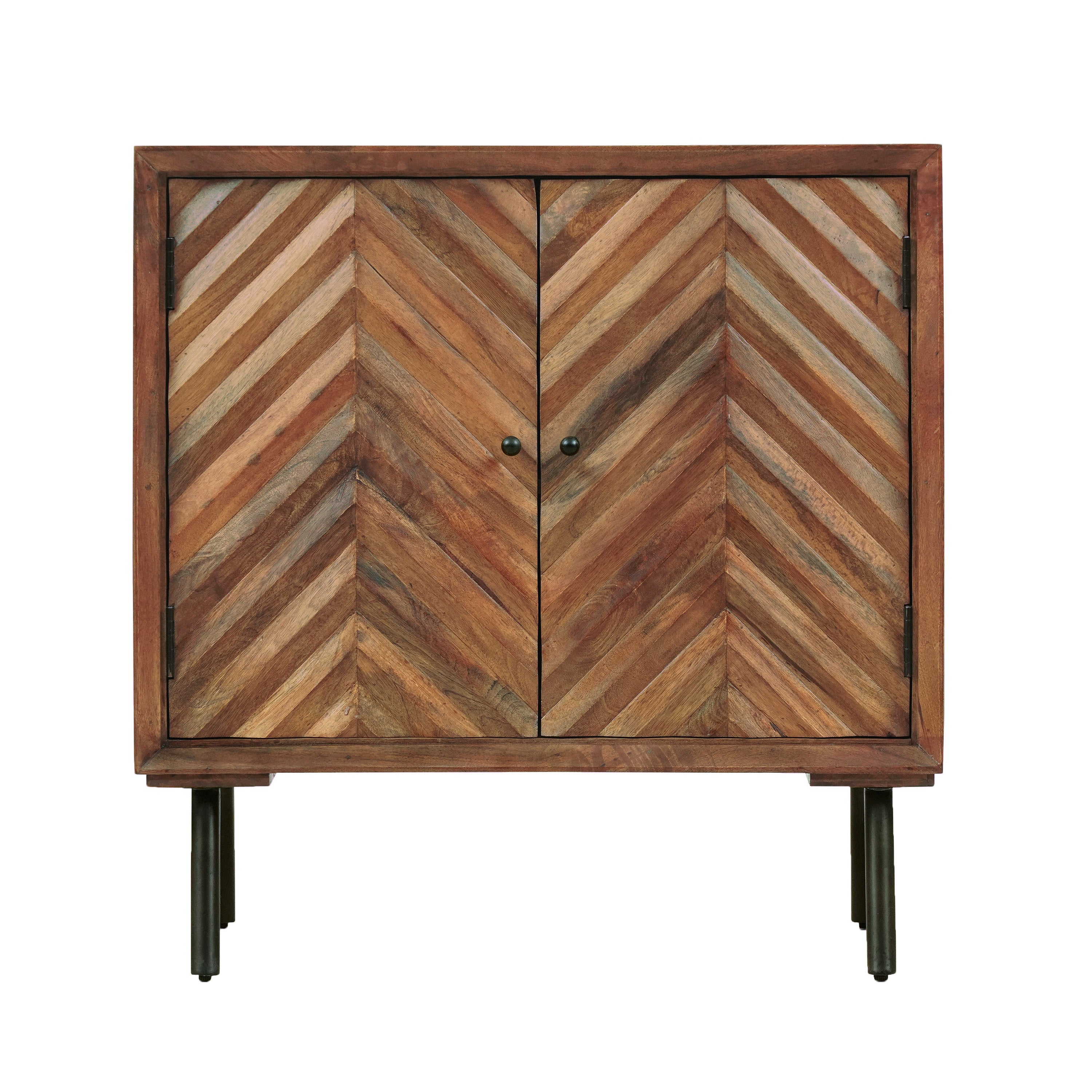 Yordani Mid-Century Modern Handcrafted Mango Wood Sideboard