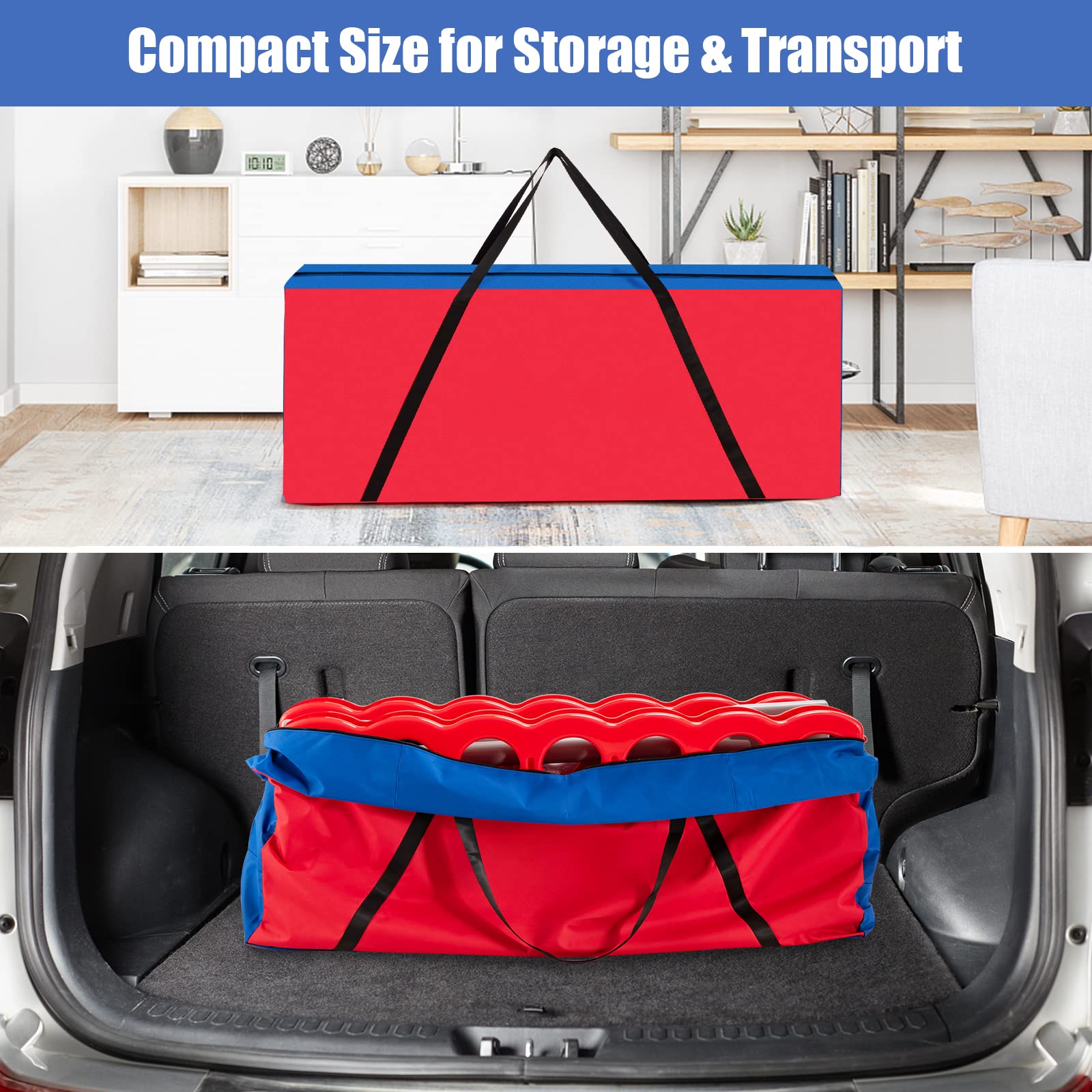 Costzon Giant 4 in a Row Game Carry and Storage Bag (Game Not Included)