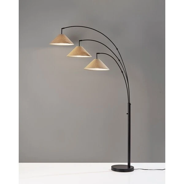 Braxton 3-Arm Arc Lamp