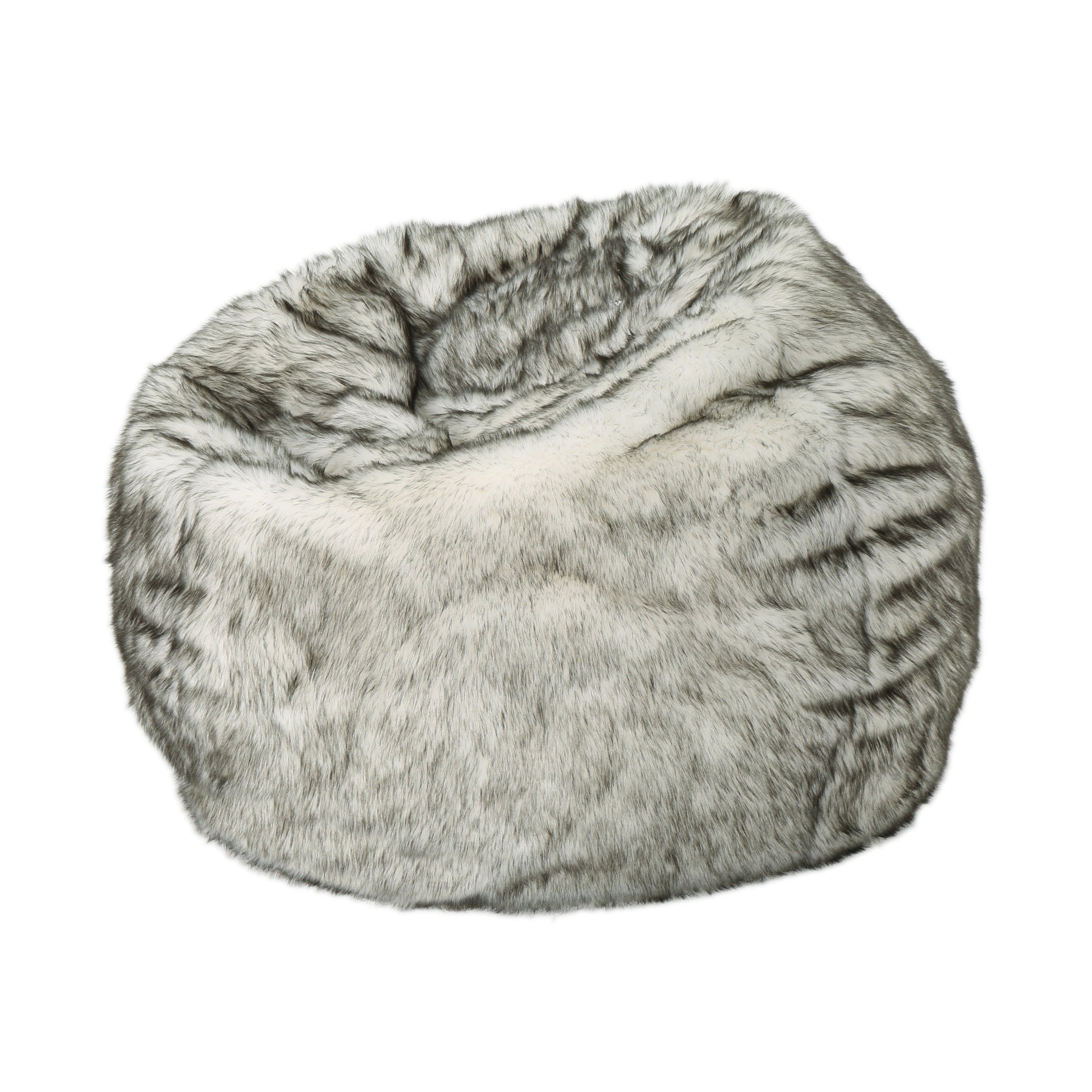 Leslie Modern 3 Foot Faux Fur Bean Bag Cover