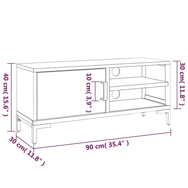 TV Cabinet Brown 35.4