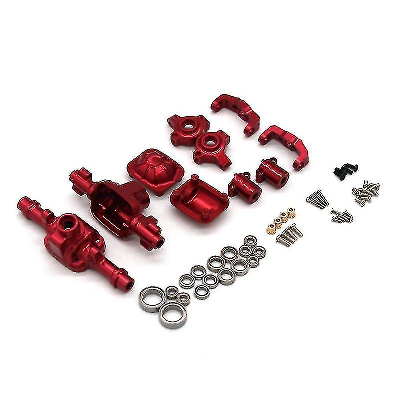 Metal Front And Rear Axle Housing Set For 1/18 Fms Cruiser Patriot Katana Rc Car Upgrades Parts，1