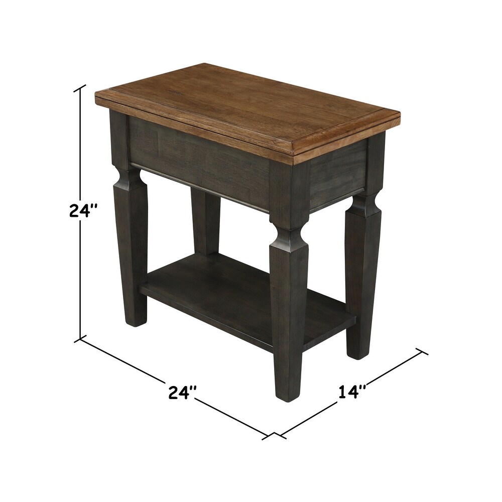 Solid Wood Vista Side Table