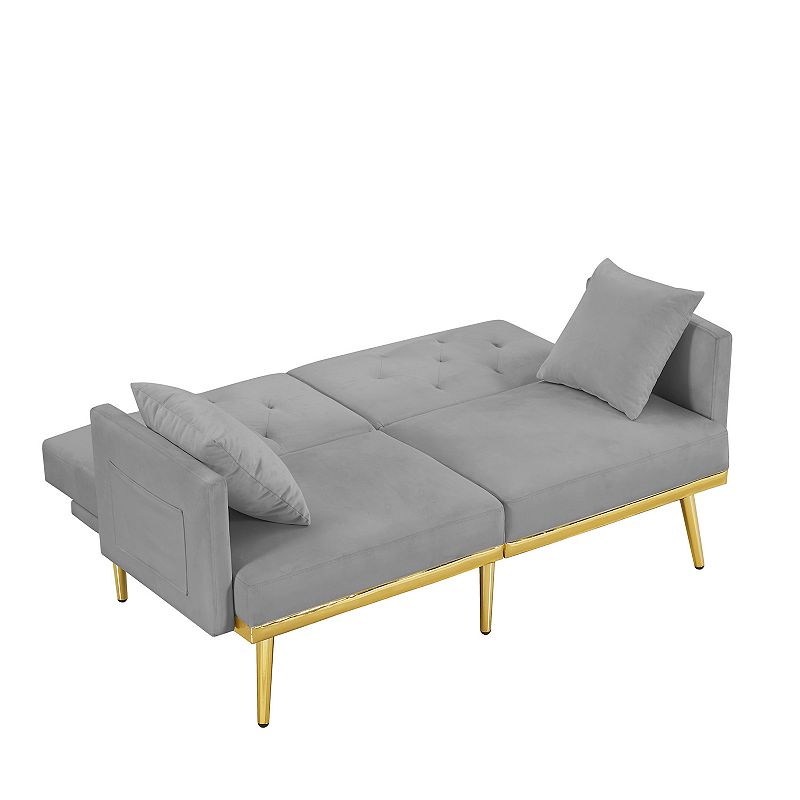 F.c Design Velvet Sofa Bed - Stylish And Functional Furniture