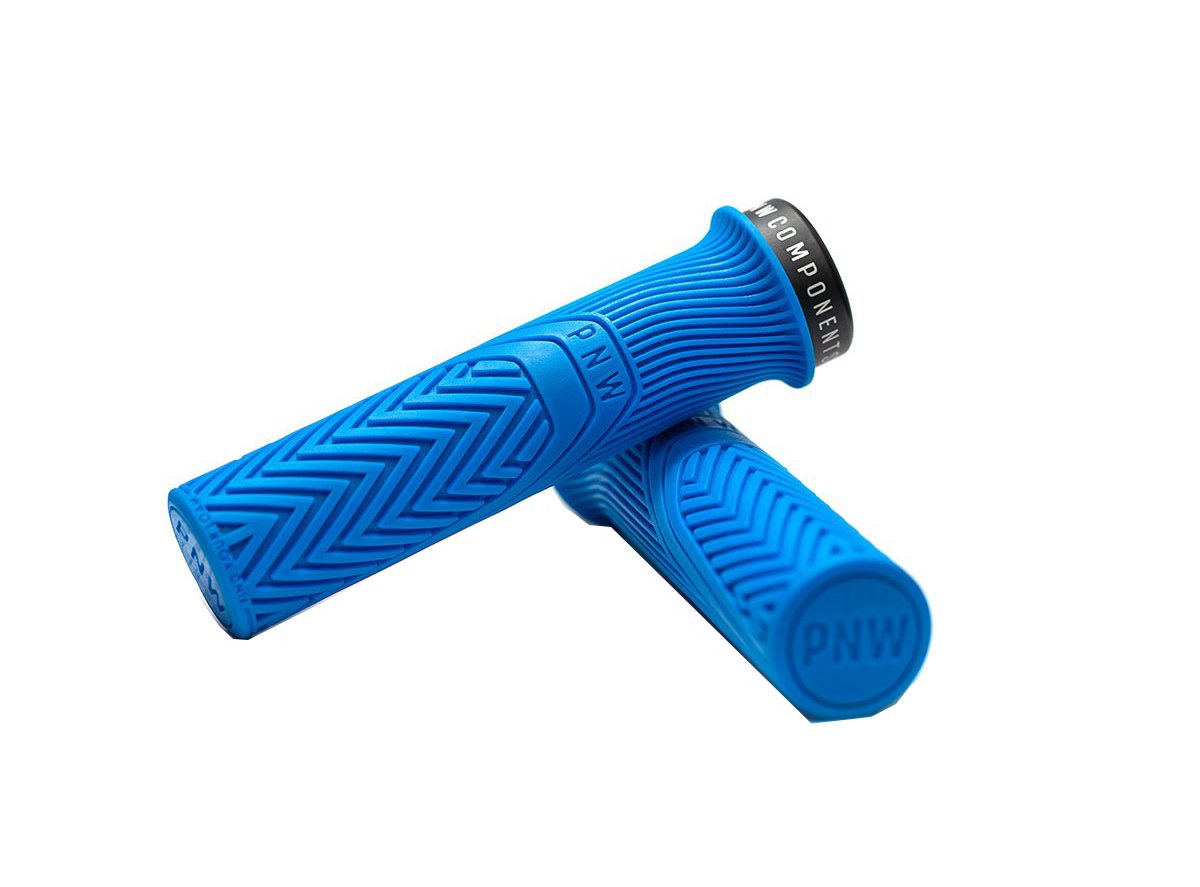 PNW Loam MTB Lock-On Grips - Pacific Blue