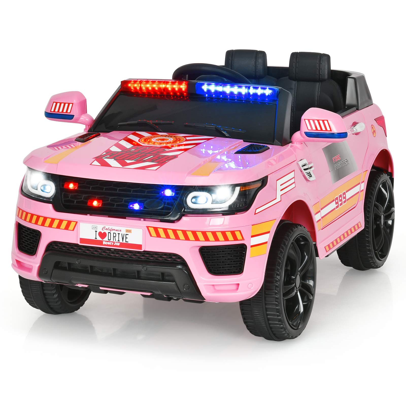 Ride on Car, 12V Battery Powered Police SUV Vehicle