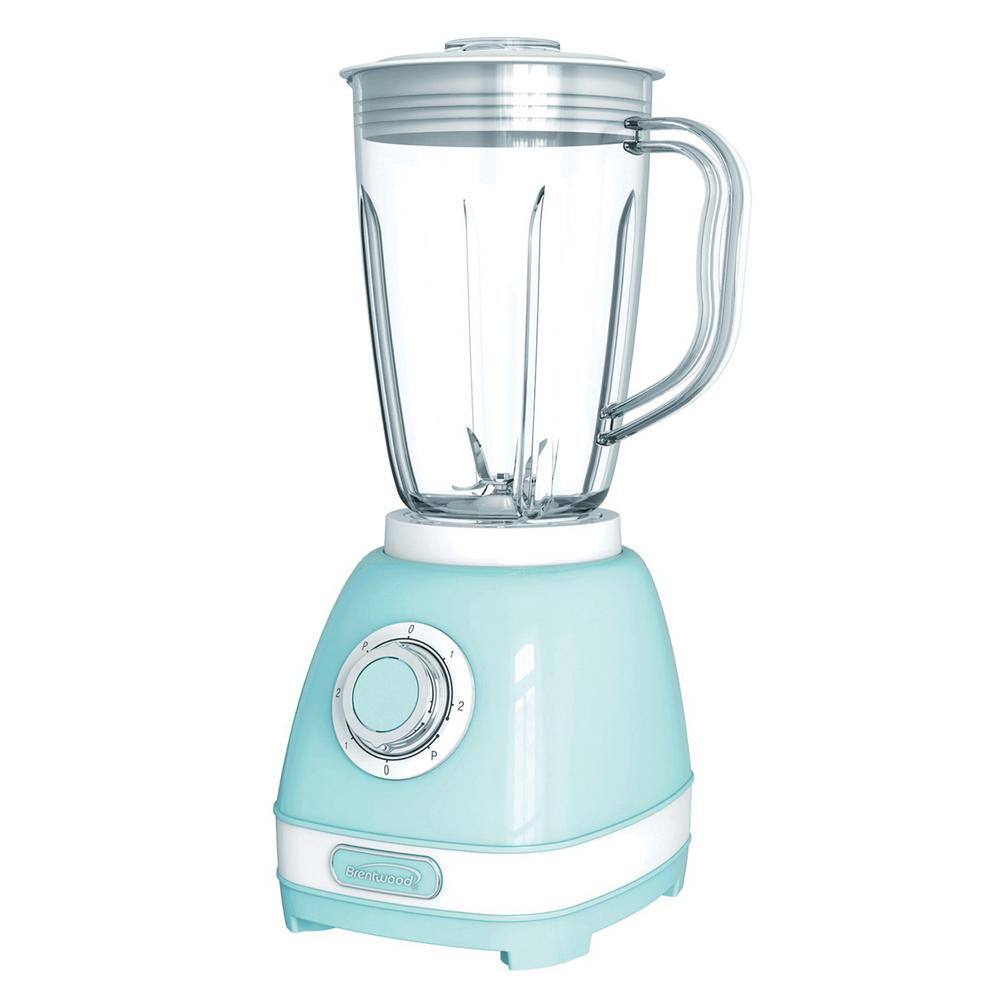 Brentwood Appliances 50 oz. 2-Speed Blue Retro Blender with Plastic Jar JB-330BL