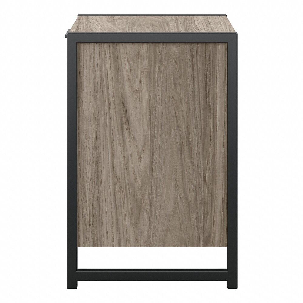 Atria Small End Table with Drawer and Shelves by Bush Furniture