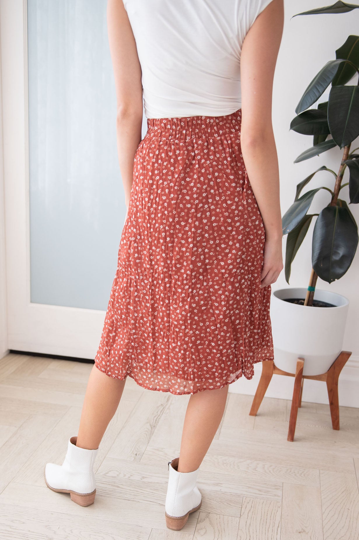 Take Me Away Modest Pocket Skirt