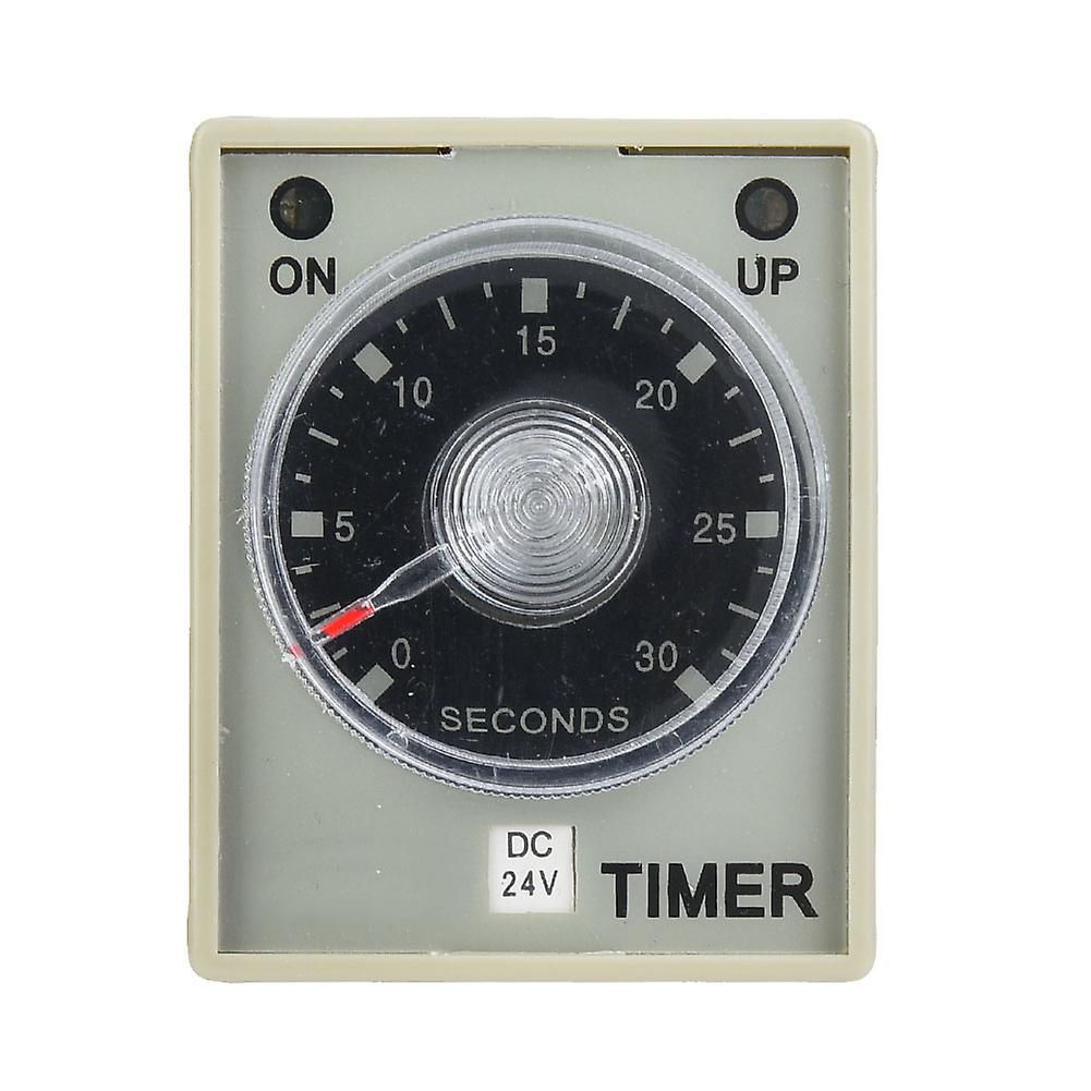 Time Relay 30s 8 Pins Timer 35mm Din Rail For Industrial Automation System Dc24v