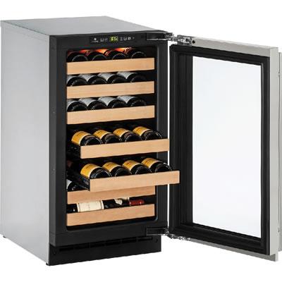 U-Line 3.6 cu. ft. 31-bottle Freestanding Wine Cooler U-2218WCS-00B