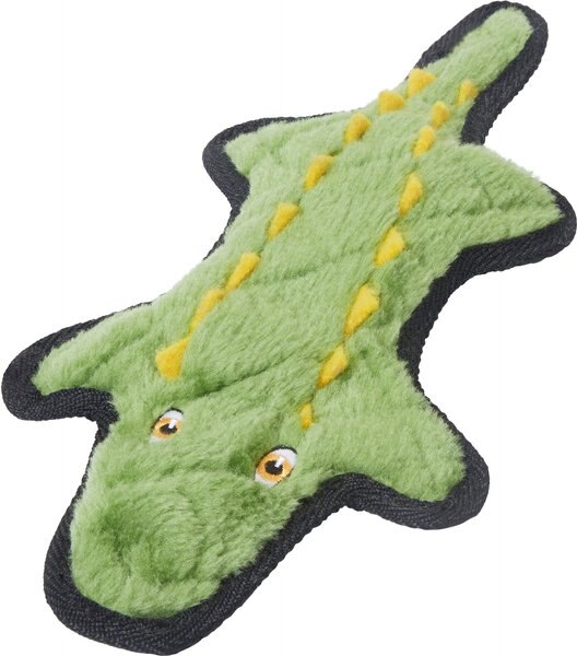 Frisco Alligator Flat Plush Squeaky Dog Toy