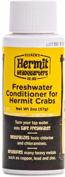 Fluker's Freshwater  Hermit Crab Conditioner， 2-oz bottle