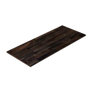 Interbuild 48 in. L x 20 in. D x 0.7 in. T Solid Acacia Appearance Board Espresso 668660