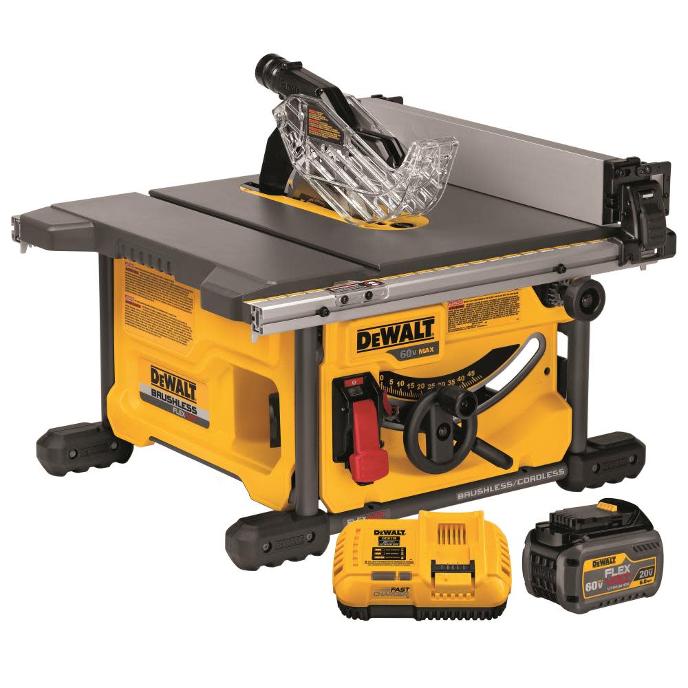 DEWALT FLEXVOLT 60V MAX* 8-1/4In Table Saw Kit DCS7485T1 from DEWALT