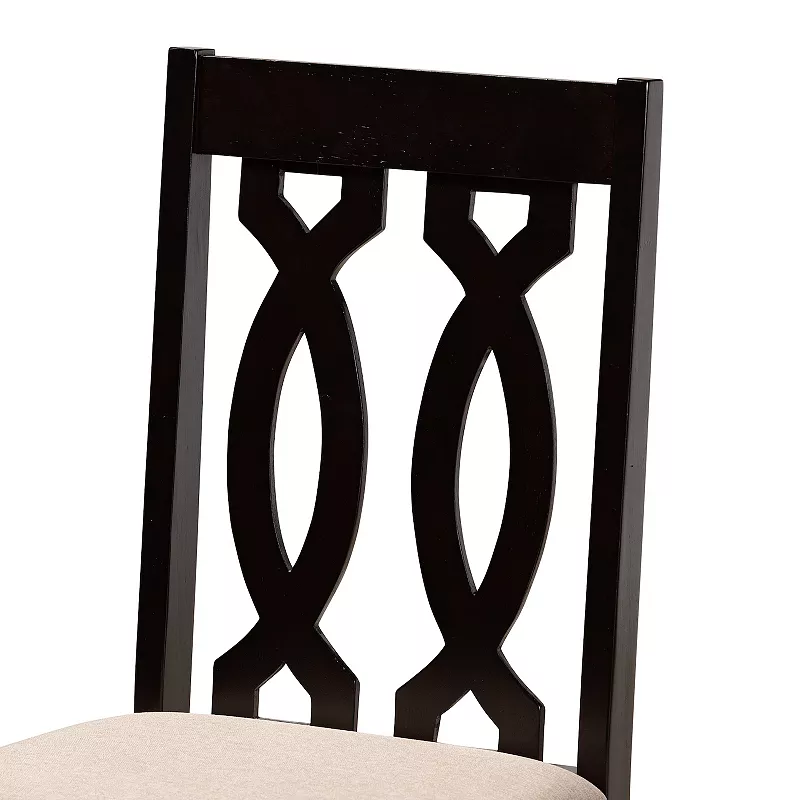 Baxton Studio Heidi Dining Table and Chair 5-piece Set