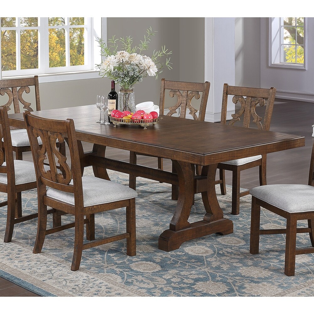 Rectangular Dining Table with 18 inch Leaf