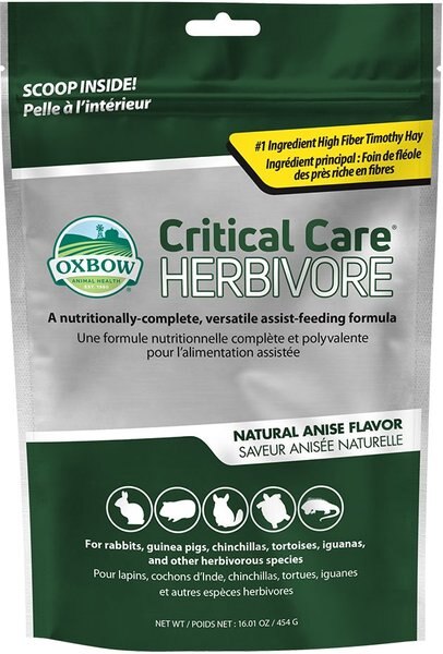 Oxbow Critical Care Herbivore Anise Small-Pet Health Supplement