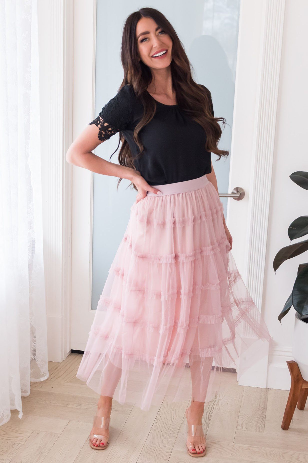 Faithful Love Modest Tulle Skirt