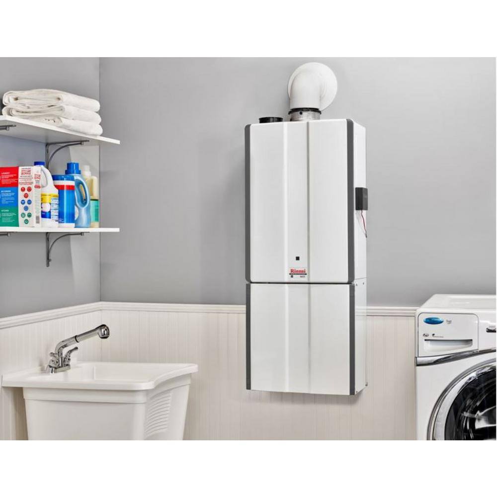 Rinnai Super High Efficiency 6.5 GPM Residential 130000 BTUh Propane Interior Tankless Water Heater RUCS65iP