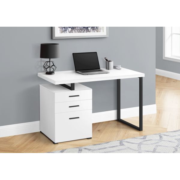 Computer Desk， Home Office， Laptop， Left， Right Set-up， Storage Drawers， 48