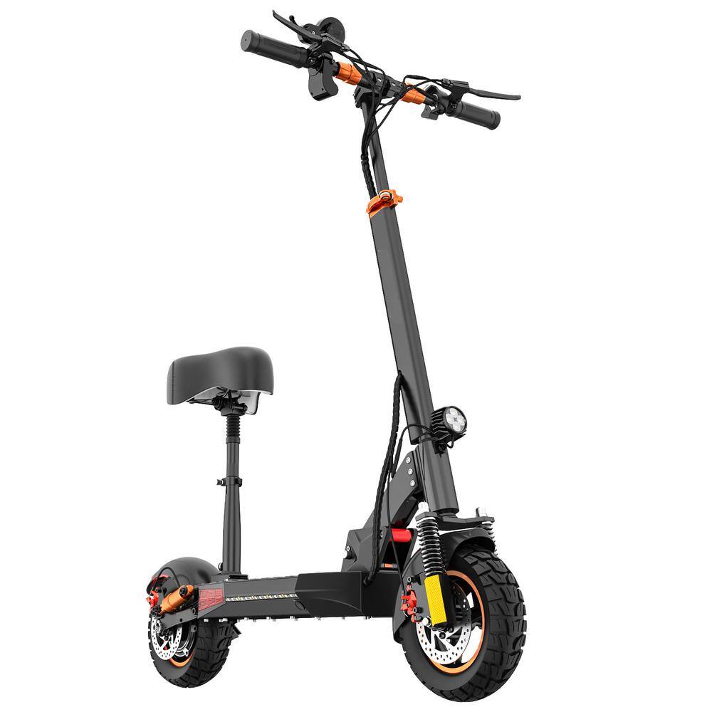 Wildaven Folding Adults Electric Scooter with 48V 800W Motor 10AH Lithium Battery Disc Brake and Shock Absorption IE-M4PROS-VN29