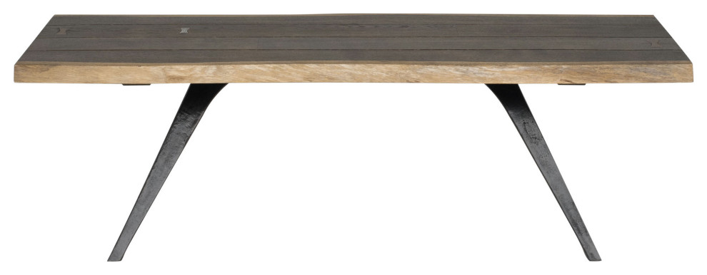 Vega Seared Wood Coffee Table   Transitional   Coffee Tables   by Kolibri Decor  Houzz