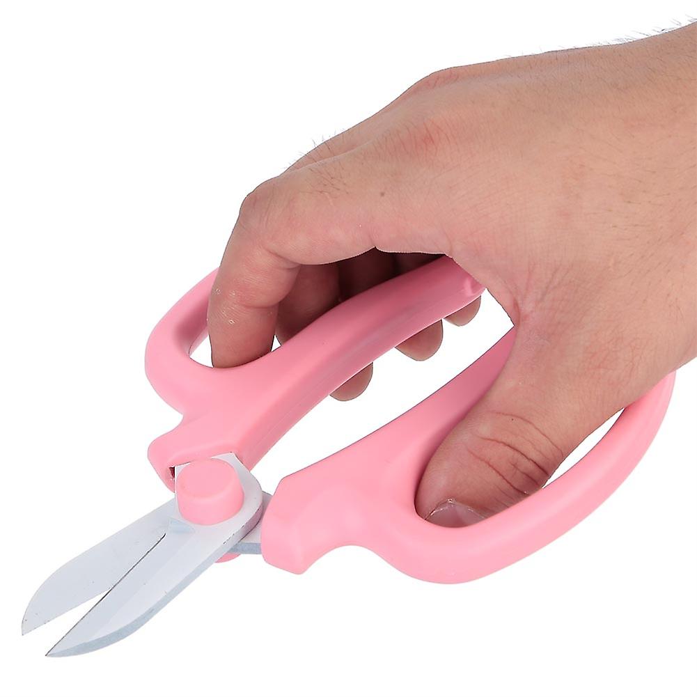 High Carbon Steel Garden Pruning Shears Thick Branches Scissors Bonsai Tools (light Pink)