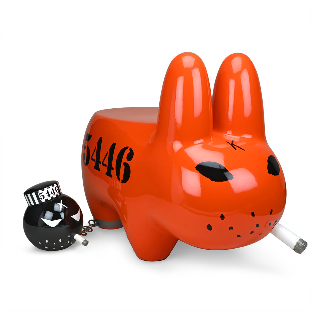 Art Giant Buddies 4 Lyfe Smorkin' Labbit Stool by Frank Kozik