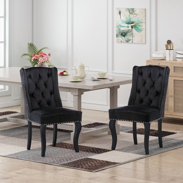 Wingback Dining Chairs- Set of 2