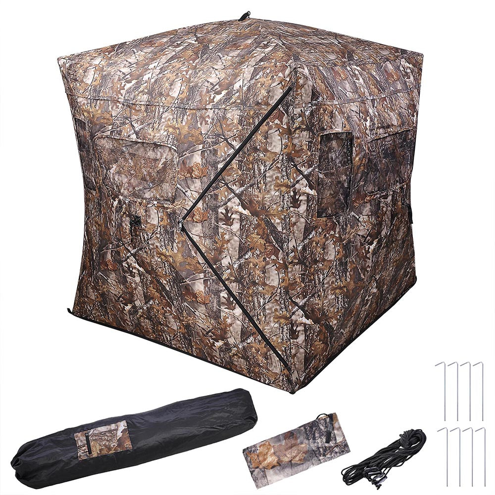 Yescom Square Pop Up Camp-out Hunting Ground Blinds Camo