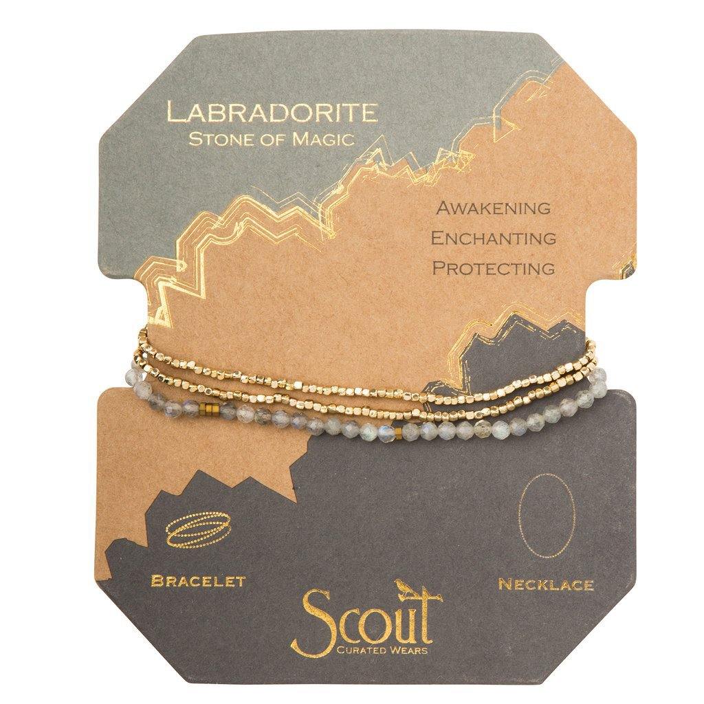 Scout Curated Wears  Delicate Stone Labradorite - Stone of Magic